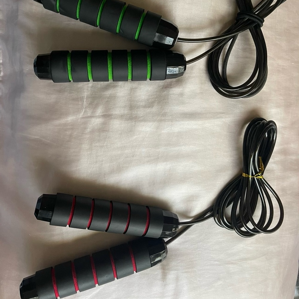 Red and Black jump rope!